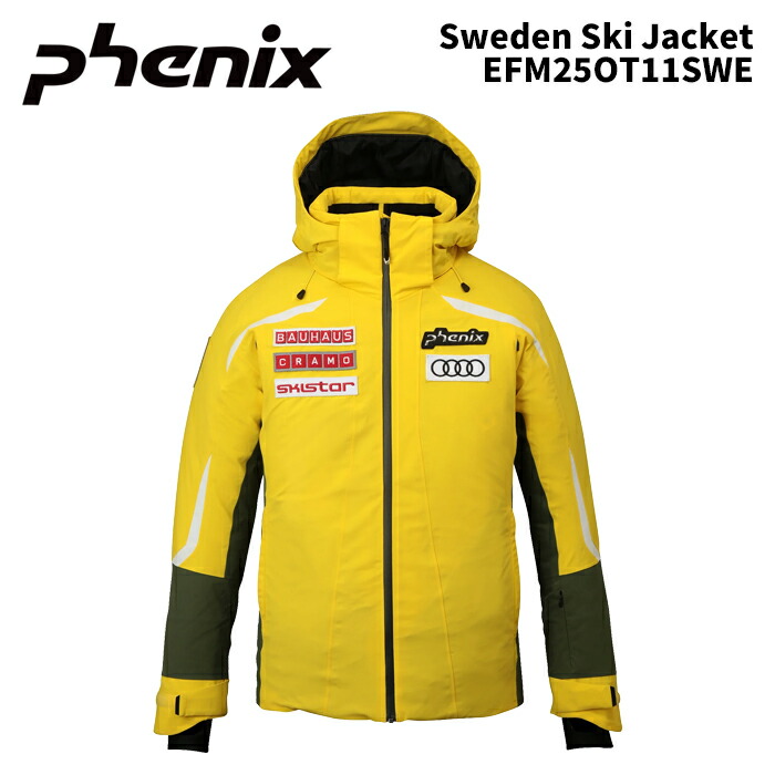 PHENIX EFM25OT11SWE Sweden Ski Jacket 25-26(2026)青写真 アリゾナ州の州都 スキーの板お召しもの 上衣