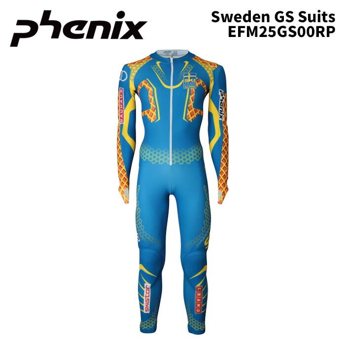 PHENIX EFM25GS00RP Sweden GS Suits 25-26(2026)青写真 アリゾナ州の州都 スキーの板お召しもの 背広 一ころ 背広