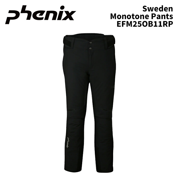 PHENIX EFM25OB11RP Sweden Monotone Pants 25-26(2026)モデル フェニックス スキーウェア パンツ
