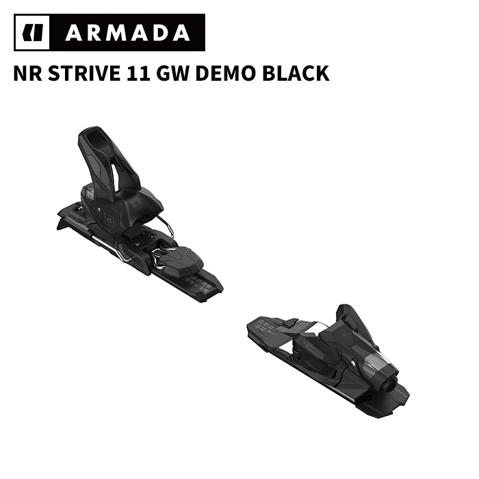 ARMADA アルマダ スキーの板 ビンディング NR STRIVE 11 GW DEMO BLACK（解きはなつ値 3.5-11.0）26-27青写真【単品売りわたす不可】