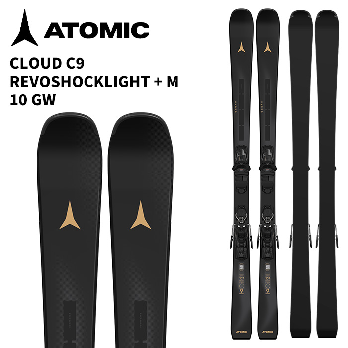 ATOMIC アトミック スキー板 CLOUD C9 REVOSHOCK LIGHT + M 10 GW ビンディングセット 26-27モデル レディース