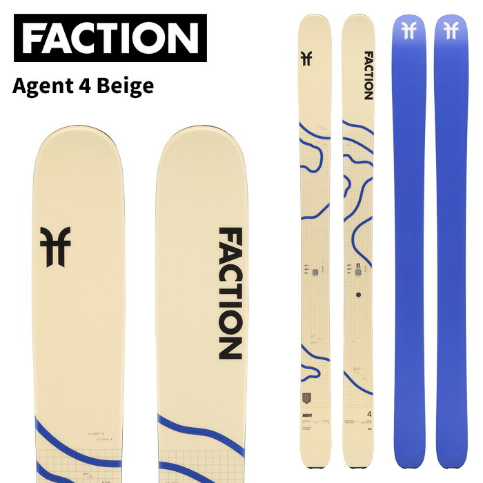 FACTION ファクション スキーの板板 Agent 4 板単品 26-27 ひな形