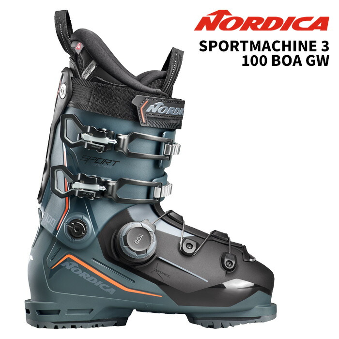 NORDICA ノルディカ スキーの板ブーツ SPORTMACHINE 3 100 BOA GW 26-27真似形
