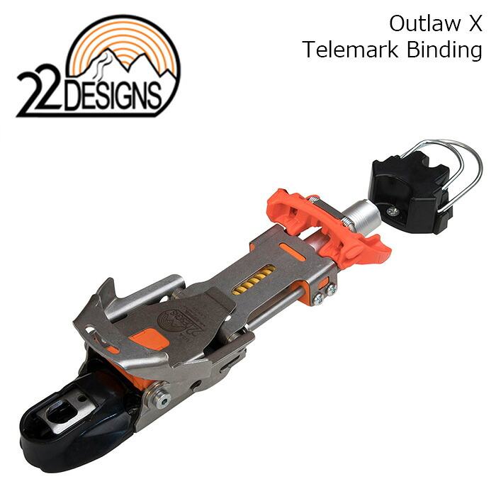 22 Designs 22デザインズ スキーの板 ビンディング Outlaw X Telemark Binding 26-27青写真 【単品売りわたす不可】