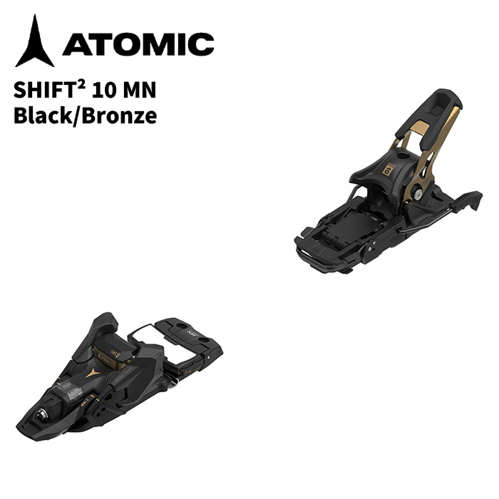 ATOMIC アトミック スキーの板 ビンディング SHIFT2 10 MN Black/Bronze （解きはなす値 4.0-10.0） 26-27模範例【単品売りわたす不可】