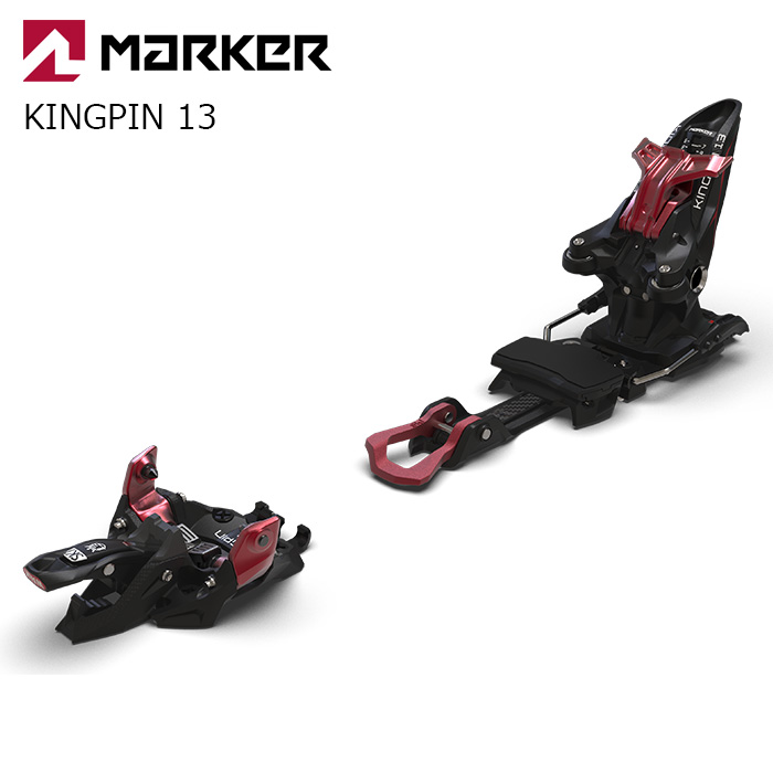 MARKER マーカー スキー ビンディング KINGPIN 13 BLACK/RED （解放値 6.0-13.0） 26-27モデル 【単品販売不可】｜ski shop Vail