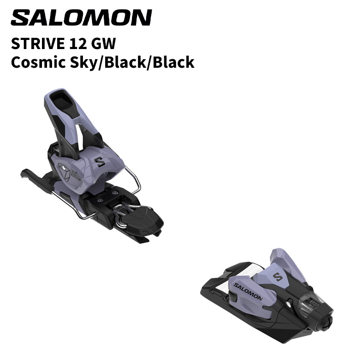 SALOMON サロモン ビンディング STRIVE 12 GW  Cosmic Sky/Black/Black （解きはなつ値 4.0-12.0） 26-27青写真 【単品売りわたす不可】