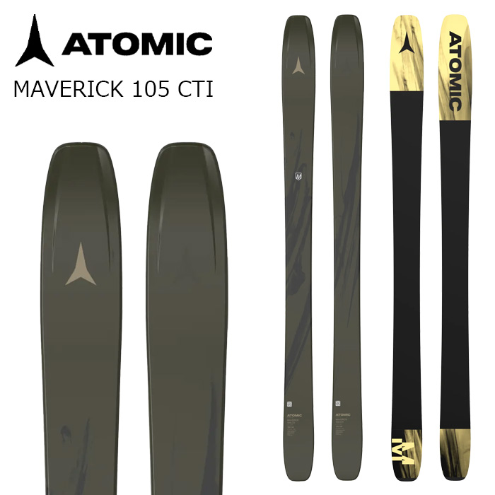 ATOMIC アトミック スキー板 MAVERICK 105 CTI 板単品 26-27モデル｜ski shop Vail