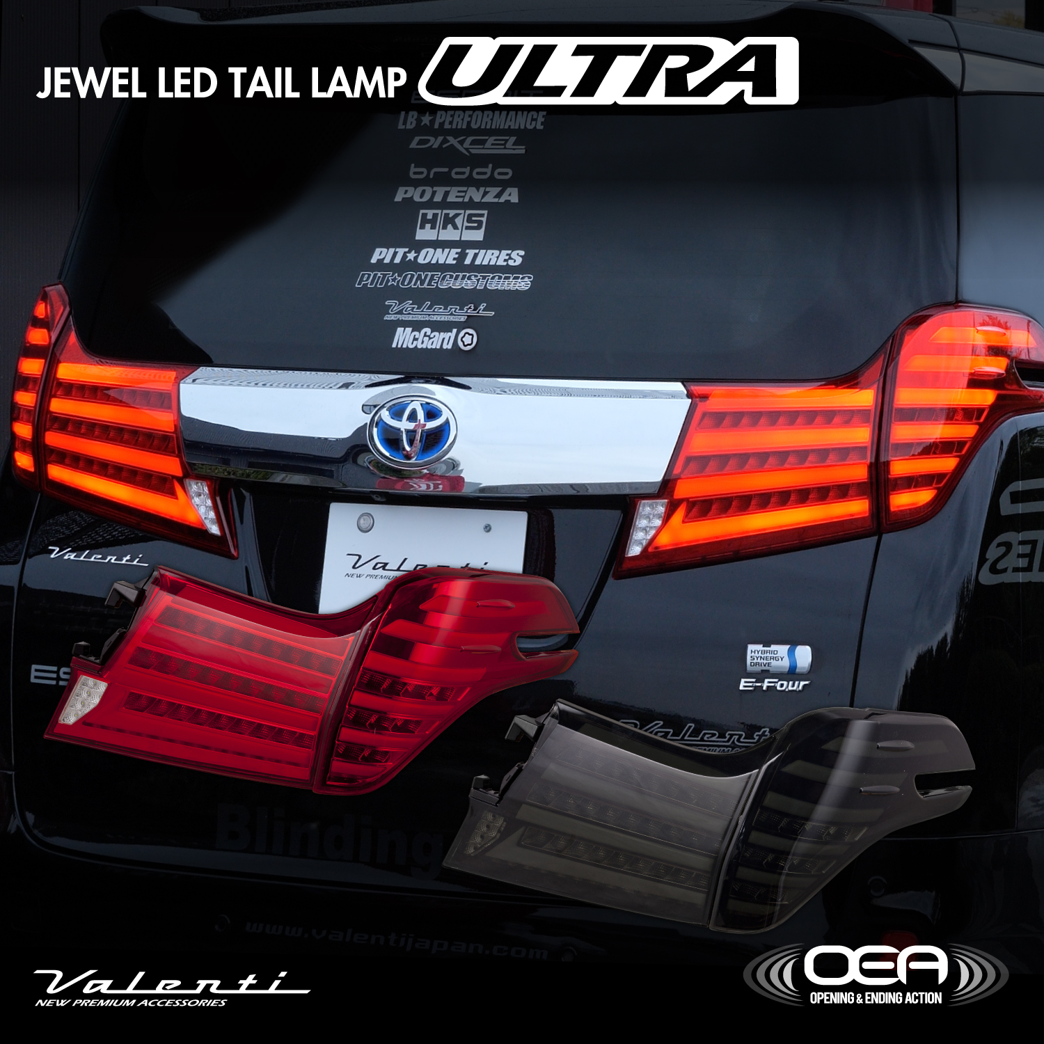VALENTI JEWEL LEDテールランプULTRA アルファード30後期 ヴァレンティ Valenti ジュエルLEDテールランプ ULTRA 30