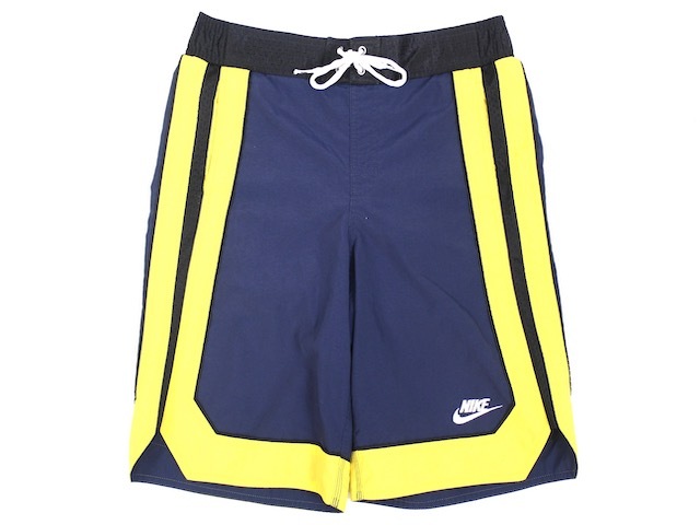 nike yellow swim shorts