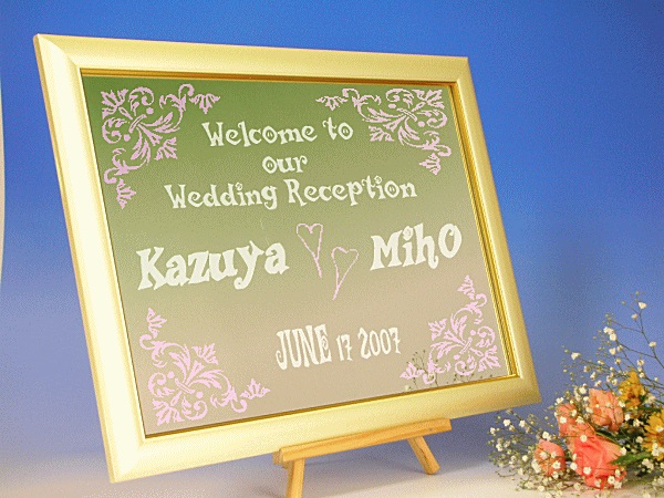 ウェルカムボード 結婚式を素敵に演出♪ウエルカムボード ブライダル ウエディンググッズ ♪