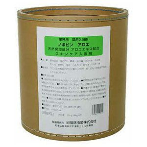 【送料無料】紀陽除虫菊　業務用薬用入浴剤　ノボピン　アロエ　16ｋｇ入り（8ｋｇ&times;2）｜バレイビレッジ