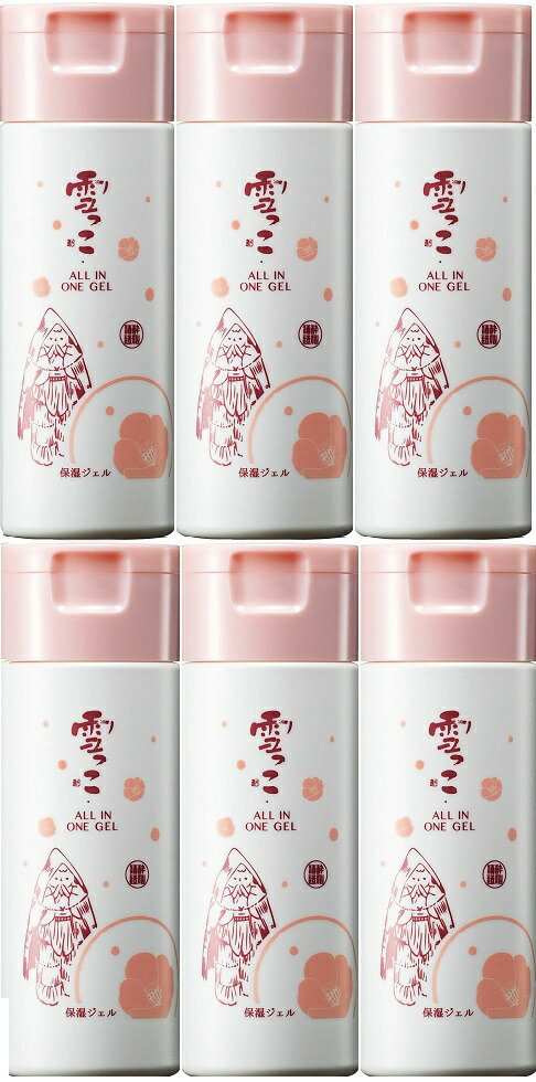 【貨物輸送無料 6本書き割り】日本ゼトック 日本酒 オールインワン ジェル 雪っこ 150ml入り口・入口×6本