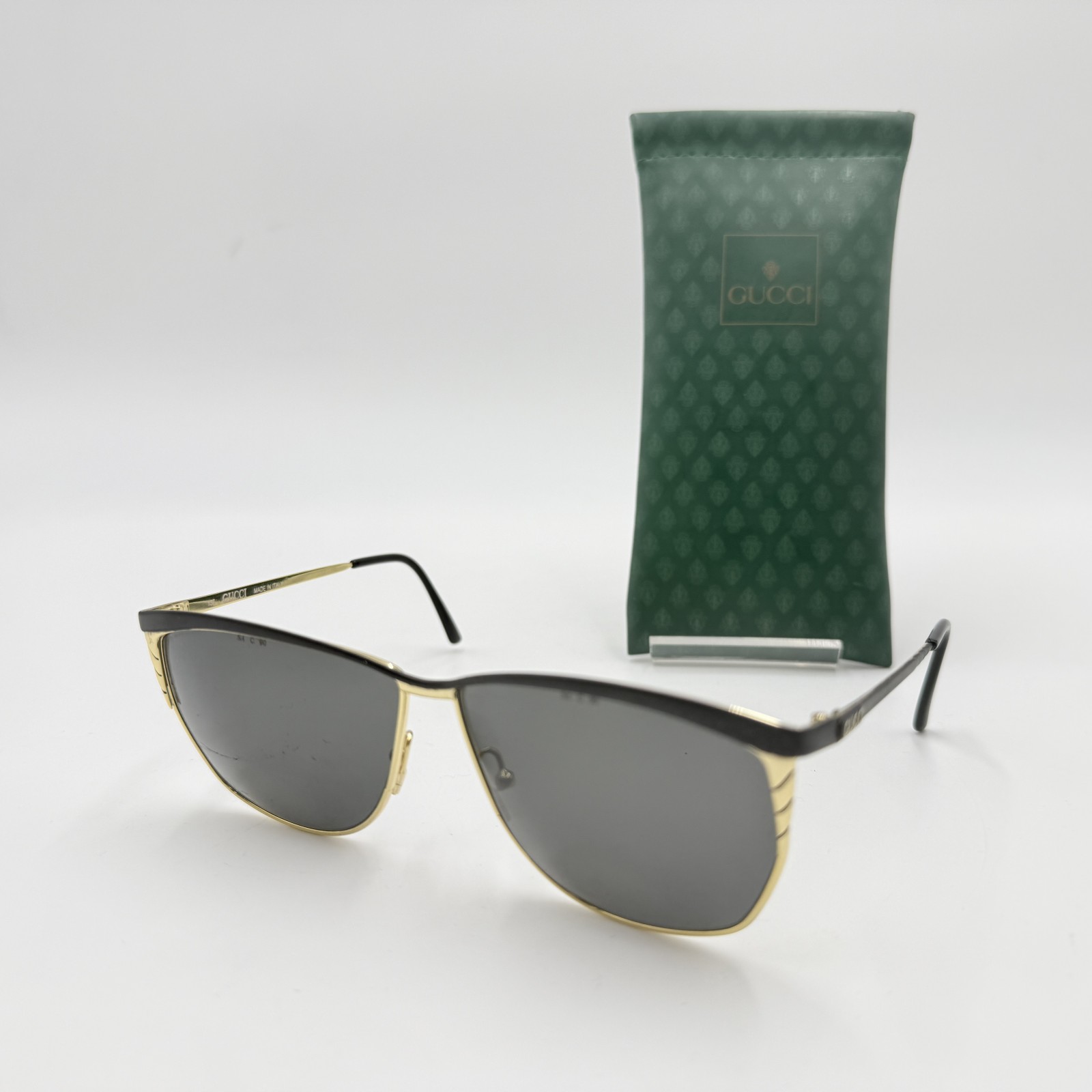 GUCCI（グッチ）GG2231/S サングラス ブラック×ゴールド メタルフレーム