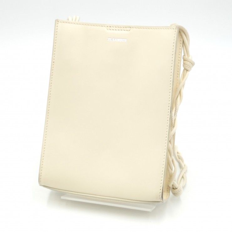 JIL SANDER（ジルサンダー）Tangle スモール ショルダーバッグ クロスボディ レザー アイボリー レディース 【中古】｜VALORA Vintage Tokyo 店