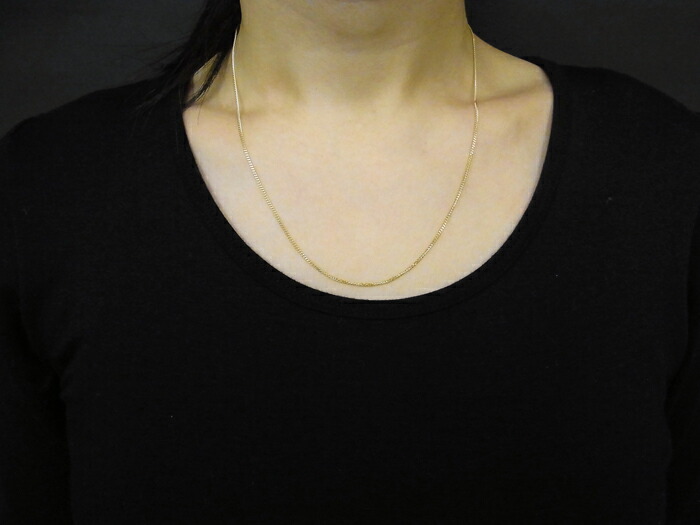 喜平 メンズ シンプル A対応 18金 18k イエローゴールド 女性 Valuable 馬蹄 ネックレス 45cm 細い ライトキヘイチェーン 店 Vj デザイナーズジュエリーnyウォッチ Valuable きへい 1mm幅 店 18k バリアブル 男性 男女兼用 レディース メンズ ネックレス K18
