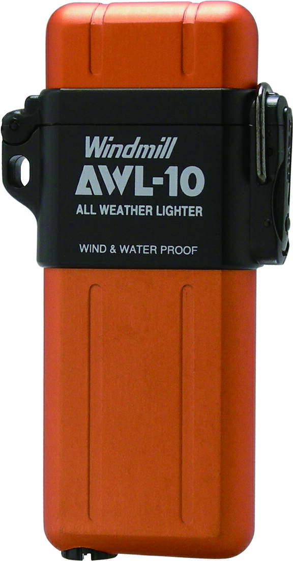 WINDMILL(ウインドミル) ターボライター AWL-10 ガス注入式 防水 耐風仕様 307シリーズ 307-3003 オレンジ画像