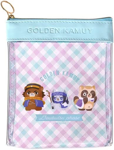 ゴールデンカムイ どうぶつフォーゼ クリアポーチ ※ネコポス便出荷画像