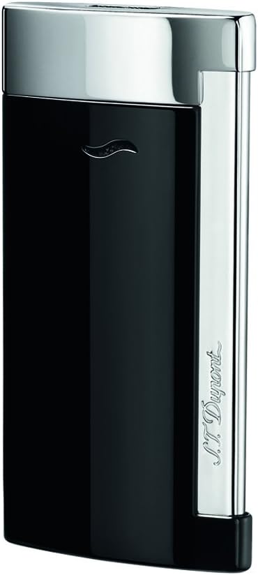S.T.DUPONT(エス・テー・デュポン) スリム7 ライター ブラック&クロム 27700.0 ※お取り寄せ7日