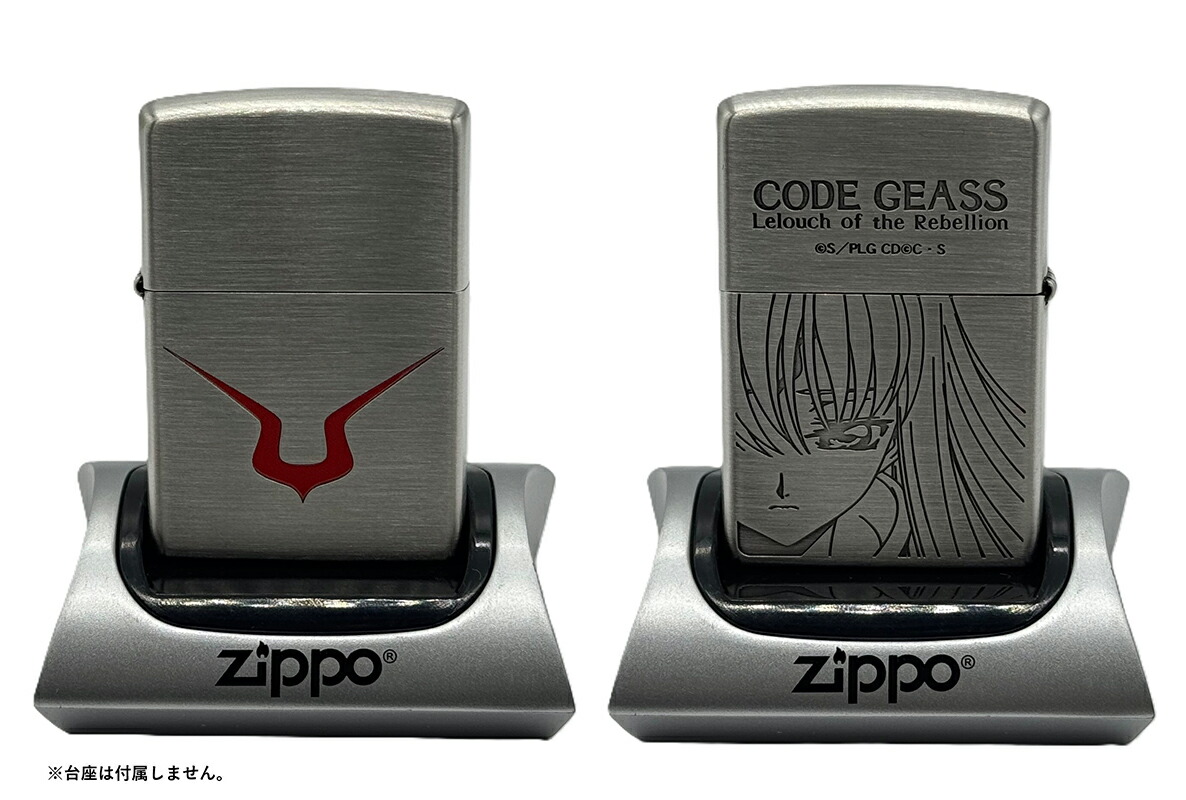 ZIPPO オイルライター コードギアス 反逆のルルーシュ ギアスマーク＆C.C. 公式商品画像