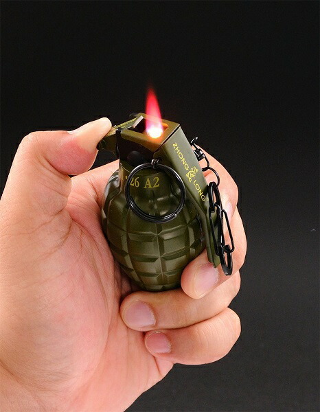 楽天市場】グレネードターボ ターボライター 全3色 アドミラル 手榴弾