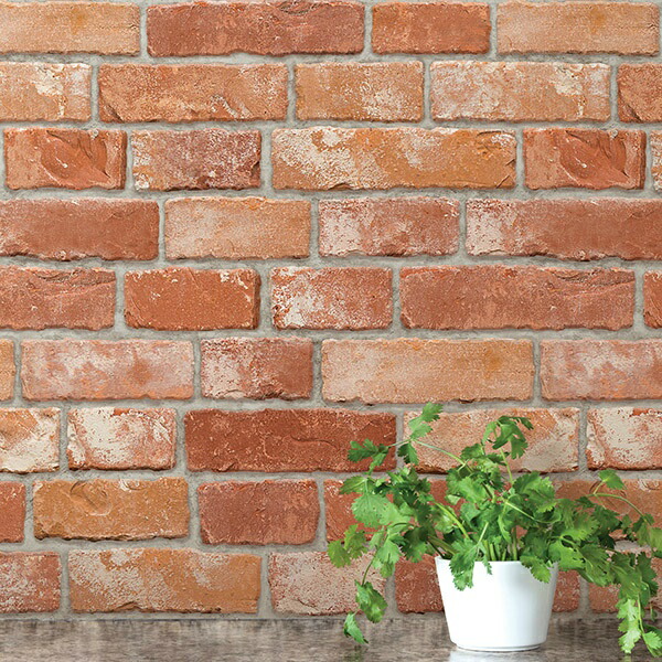 楽天市場 壁紙 シール リメイクシート レンガ 北欧 おしゃれ はがせる 防水 かわいい 煉瓦 カフェ 柄 100cm巾 のり付き Diy 壁 リフォーム シート モダン ブリック 石 ステッカー 男前 ウォールシール かっこいい 子供部屋 タイル ブロック アクセント リビング 寝室 トイレ