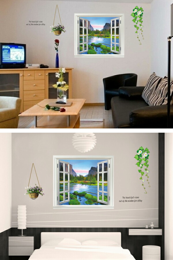 Value Deco Lease Cat Flower Marguerite Forest Stairs Door Big