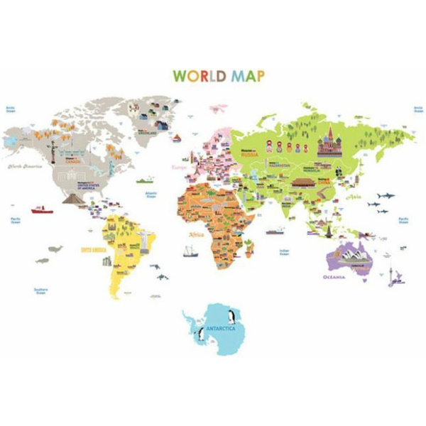 楽天市場 ウォールステッカー 地図 マップ インテリアシール 壁シール 壁紙シール 世界地図 Wall Sticker 北欧 02p05nov16 ウォールステッカー Shop