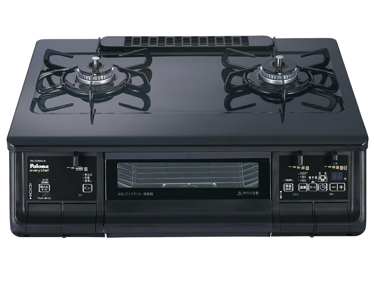パロマ エブリシェフ PA-380WA-R LP [ブラックプラチナ] Y通常配送商品｜バリュー・ショッピング店