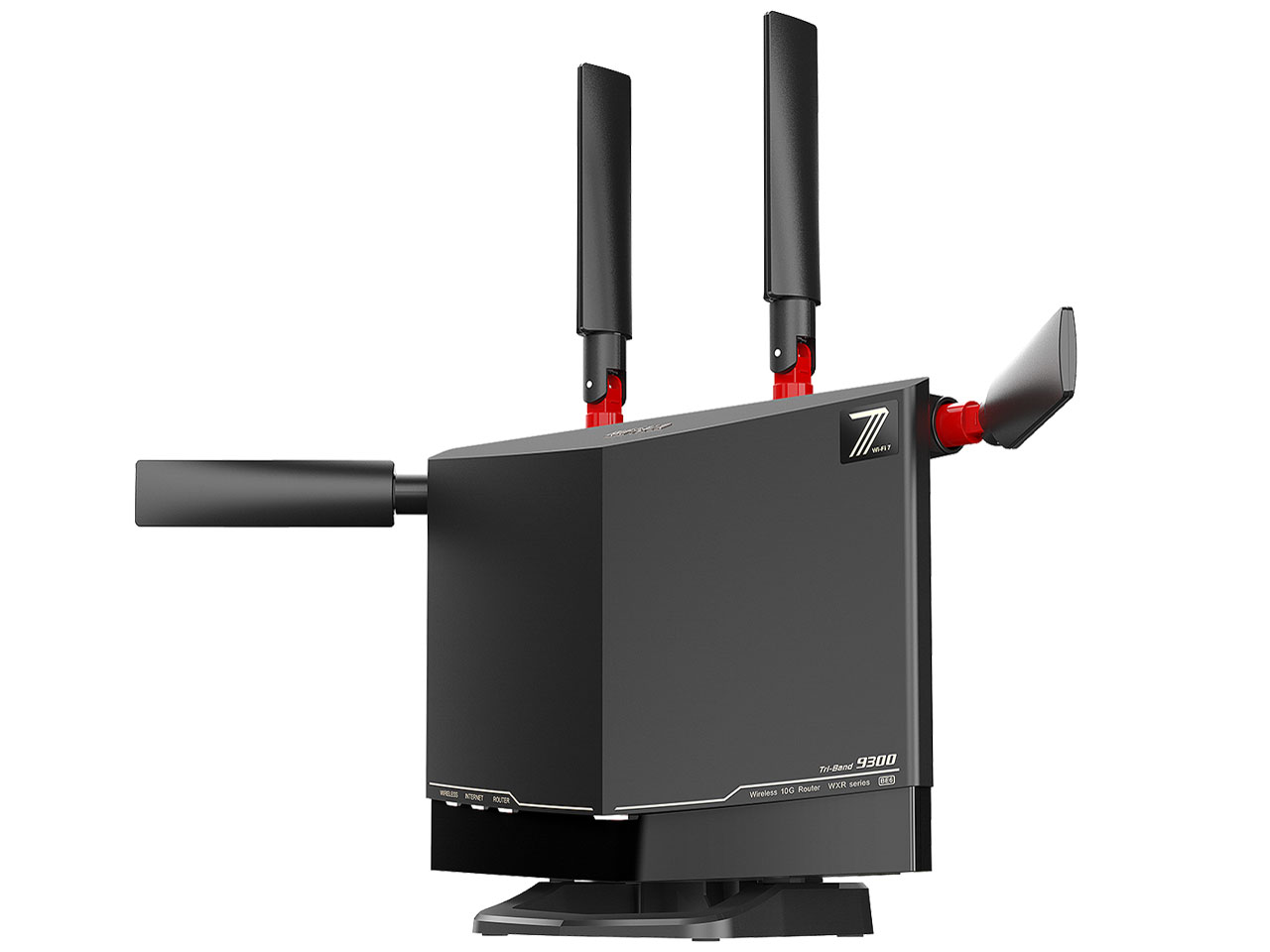 緩衝装置置き目 AirStation WXR9300BE6P [黒いこと] Y押し並べて送りとどける商いもの