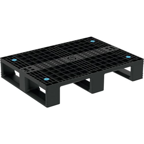 【SS制限事項 38万商いもの以上10%OFF】 サンコー リサイクルプラスチックパレット ８０４９５９ Ｄ４－６０８ 黒いこと 1枚 (80495900BKRCP)
