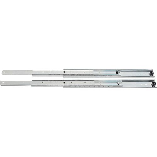【期間限定!対象商品P2～20倍】 ＴＲＵＳＣＯ　三段引きスライドレール　重荷重用　５０８ｍｍ　２本入　1Ｓ (SL9000202SET)｜福祉用具のバリューケア