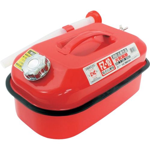 【SS制限事項 38万商いもの以上10%OFF】 Ｍｅｌｔｅｃ 揮発油持ちはこび缶１０Ｌ 1缶 (FZ10)