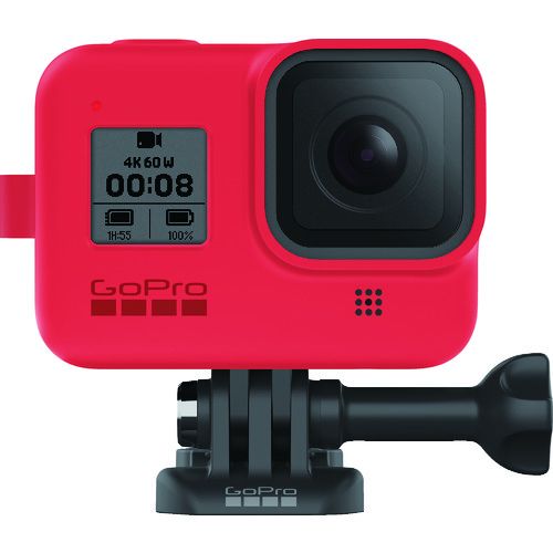 【期間限定!対象商品P2～20倍】 ＧｏＰｒｏ　【売切廃番】　ウェアラブルカメラ用オプション　スリーブ＋ランヤードｆｏｒＨＥＲＯ８　ファイヤークラッカーレッド　1個 (AJSST008)