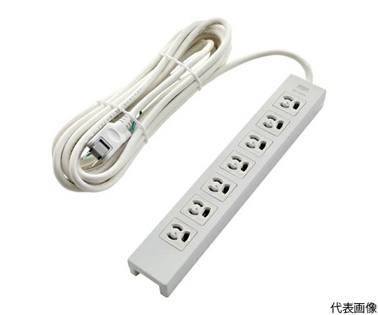 【期間限定!対象商品P2～20倍】 電源タップ　3P抜け止め7個口　10M　アース/マグネット付　TOT3N-710 1個