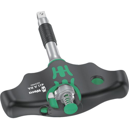 【SS押さえる 38万商いもの以上10%OFF】 Ｗｅｒａ ４１１ＲＡ Ｔ型差替式ラチェットドライバーソケット 1本 (023460)