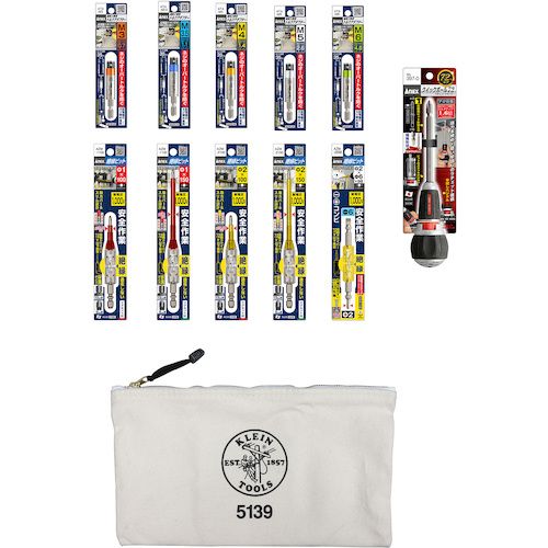 【期間限定!対象商品P2～20倍】 アネックス 電設工具１１点セット 1袋 (ATDKSET)