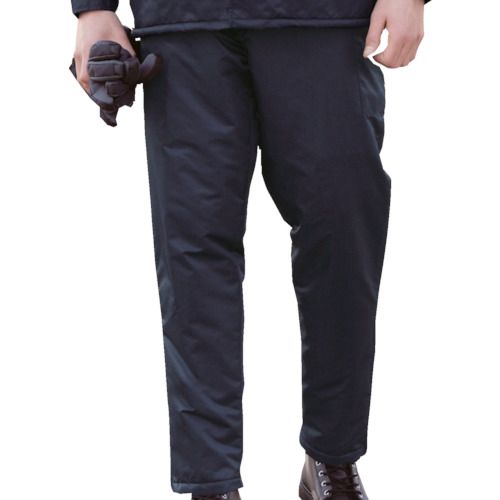 【期間限定!対象商品P2～20倍】 ミドリ安全 防寒 ナイロンスラックス ネイビー Ｌ 1着 (M6507SITAL)