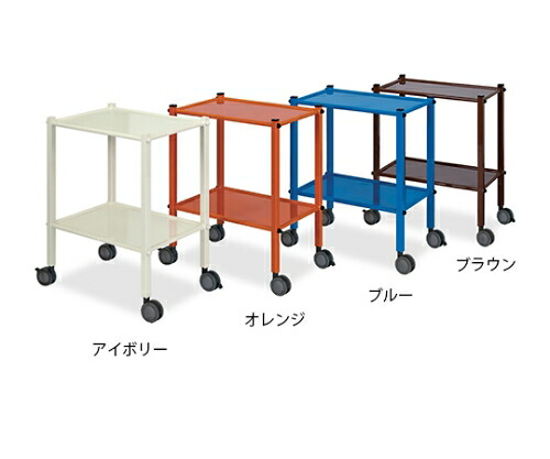 【期間限定!対象商品P2～20倍】 ワゴンカー 幅55×奥行36×高さ73 アイボリー TB-1224 1個