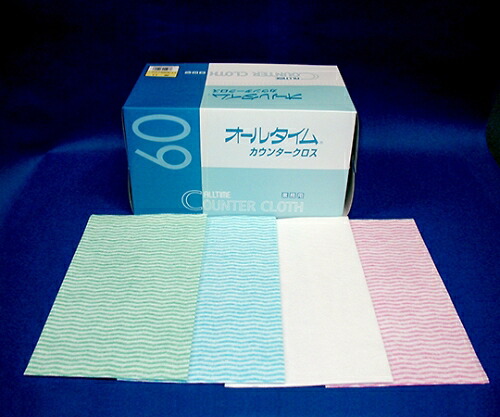 【期間限定!対象商品P2～20倍】 オールタイム（R） カウンタークロス 厚口 ピンク 1ケース（60枚×6箱入）　FT301 1ケース(60枚×6箱入)