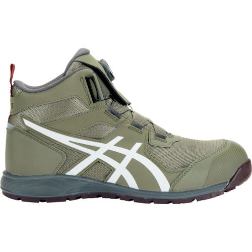 【継続期間押さえる!客体商いものP2～20倍】 ＡＳＩＣＳ ウィンジョブ ＣＰ２１４ ＴＳ ＢＯＡ ライケングリーン×白いこと ２８．０ｃｍ 1足 (1271A056.30028.0)