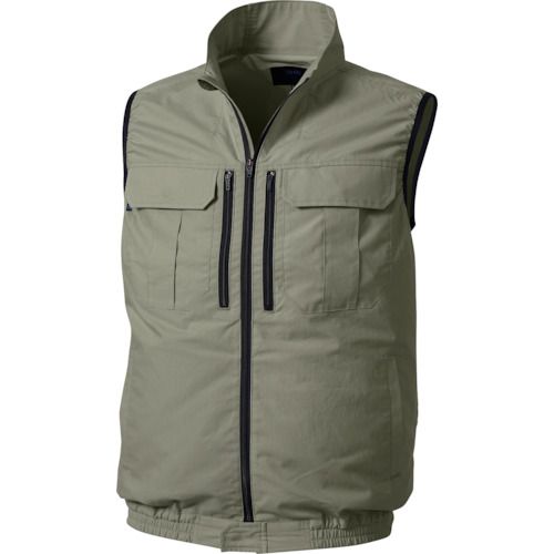 【期間限定!対象商品P2～20倍】 空調服　空調服［［Ｒ上］］　ベスト　カーキグリーン　３Ｌ　1着 (KU92300G60S5)