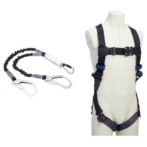 【期間限定!対象商品P2～20倍】 ３Ｍ　ＤＢＩ－サラ　エグゾフィットライト　回転式ベルトフルハーネス・伸縮式ツインランヤードセット【期間限定セット品】 1Ｓ