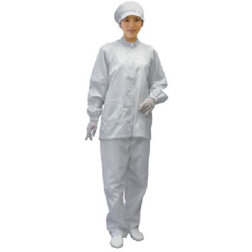 【期間限定!対象商品P2～20倍】 ＢＬＡＳＴＯＮ　ジャケット（右ポケット付）－白－３Ｌ　1着 (BSC42500W3L)