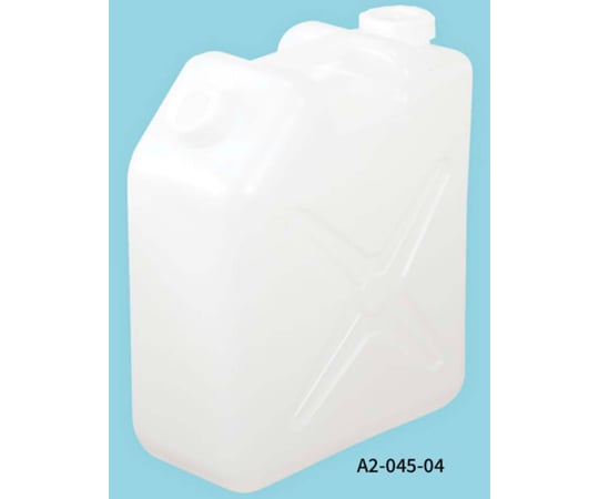 【SS押さえる 38万商いもの以上10%OFF】 角型瓶 20L 両口 S型（C/P）ノズル無手合い 5本入 緑磁気テープ A2-045-04 1袋(5本入)