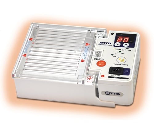【期間限定!対象商品P2～20倍】 電源付小型アガロース電気泳動装置「サブマージ・ミニ」　2322100／WSE-1710 1セット｜福祉用具のバリューケア