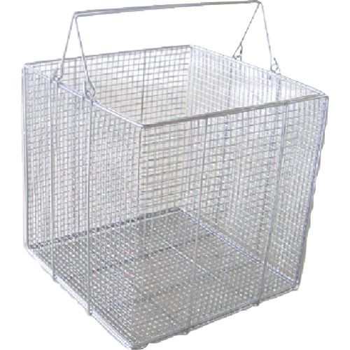 【SS制限事項 38万商いもの以上10%OFF】 水本 ステンレス鋼 洗い濯ぎカゴ（角型） 1個 (WBK2525)