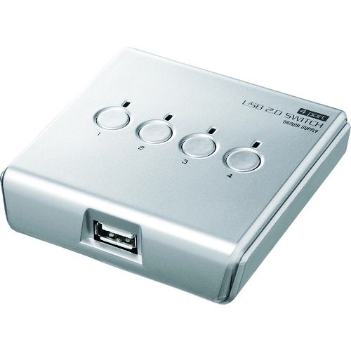 【SS押さえる 38万商いもの以上10%OFF】 ＳＡＮＷＡ ＵＳＢ２．０手動うつり変わり器（４回路） 1個 (SWUS24N)