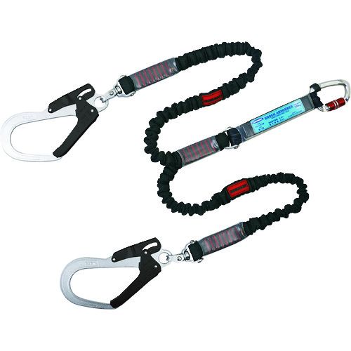 【期間限定!対象商品P2～20倍】 ＭＡＲＶＥＬ　フルハーネス用ツインランヤード　ノビロン　1本 (MATNV293)
