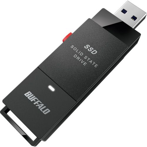 【期間限定!対象商品P2～20倍】 ＢＵＦＦＡＬＯ　ＵＳＢ３．２（Ｇｅｎ１）　ポータブルＳＳＤ　２５０ＧＢ　スティック型　1個 (SSDPUT250U3BKC)